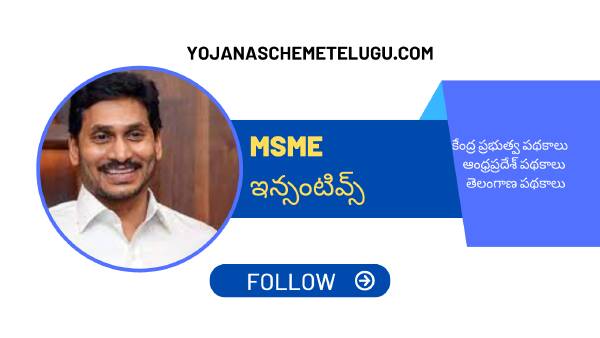 MSME Subsidy Scheme Andhra Pradesh In Telugu