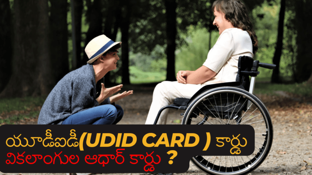 Handicapped UDID Card in Telugu