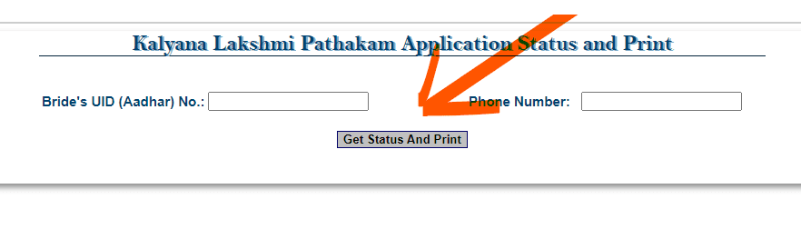 Kalyana Laxmi Scheme Payment Status 03